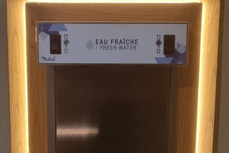 Water dispenser in hotel 